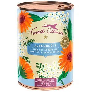 Terra Canis Alpenblumen Rindfleisch Mit Kartoffeln Aprikose Und Kräute...