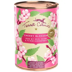 Terra Canis Kirschblüten-hähnchen Mit Reis Sesamsamen Und Kirschpüree ...