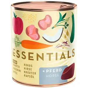 Terra Canis Essential 8 Nassfutter Für Hunde Mit Huhn Und Pferd 780g