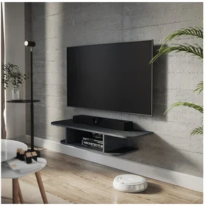 Vicco Lowboard Lorio, Schwarz Beton, 105 x 18.2 cm offene Fächer (1 St) günstig