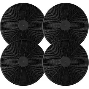 vhbw 4x Aktivkohlefilter kompatibel mit Klarstein 10011489, 10013866, ...