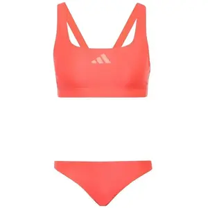Bikini mit V-Ausschnitt für Damen adidas 3-Stripes Rose 50 günstig