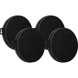 vhbw 4x Aktivkohlefilter kompatibel mit Baumatik BTC6510GL, BTC376SS, ...