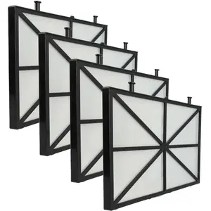vhbw 4x Filterpad kompatibel mit Dolphin Pulit E55, E90, E80, E70 Pool...