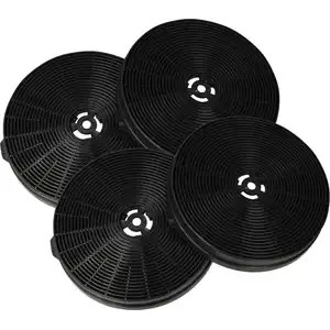 vhbw 4x Aktivkohlefilter kompatibel mit Respekta CH44099GISS Dunstabzu...