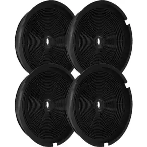 vhbw 4x Aktivkohlefilter kompatibel mit NTAIR STD 70260 Dunstabzugshau...