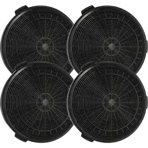 vhbw 4x Aktivkohlefilter Ersatz für Oranier KSC 555, 9208 98 für Dunst...