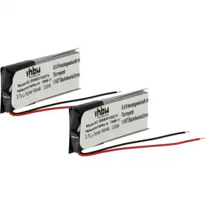vhbw 2x Akku Ersatz für JBL GSP051230 für Wireless Headset Kopfhörer (...
