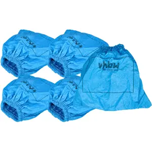 vhbw 5x Textilfilter kompatibel mit Einhell RT-VC 1420, NTS 1500, PB-N...