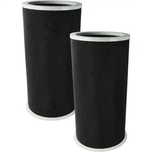vhbw 2x Aktivkohlefilter kompatibel mit Xiaomi SCG4011TW (+ RFID), SCG...