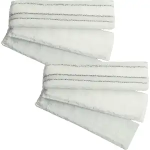 vhbw 6x Wischtuch Ersatz für Thomas 787204 für Staubsauger - 2x Pad fü...