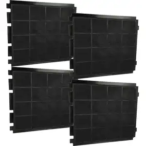 vhbw 4x Aktivkohlefilter kompatibel mit Airforce CONCRETE F129-50 WH, ...