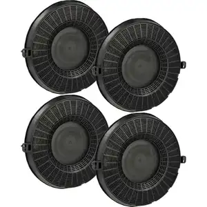 vhbw 4x Aktivkohlefilter kompatibel mit Corbero EX80B/1, EX80N/1, EX71...