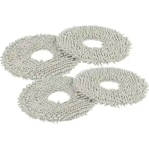 vhbw 4x Wischtuch kompatibel mit Dreame X40 Master, Ultra Complete, Ul...