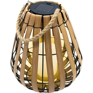 Spetebo 1.10 Solar Laterne zum hängen mit LED Kerze - ca. 30 x 25 cm -...