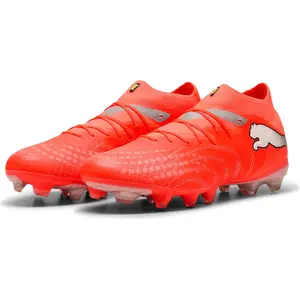 PUMA Future 9 Pro FG/AG, Fußball, Männlich, Grau, Orange, Erwachsener, Einfarbig, Schnürverschluss günstig
