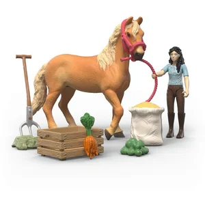 Schleich® Spielwelt HORSE CLUB, Emily's Pflege Set (42797), (15-tlg)