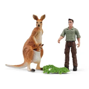 schleich Pocket Set! Känguru-Tour mit dem Ranger, Spielfigur