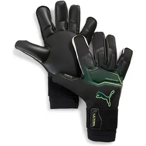 PUMA Ultra Ultimate Hybrid Torwarthandschuhe 03 - PUMA black/green terrain/fizzy light 7 günstig