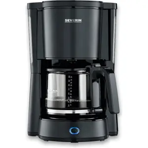 SEVERIN Filterkaffeemaschine Edelstahl Promo KA 9370 aus Edelstahl, ma...