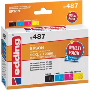 edding Tintenpatrone EDD-487 Multipack Epson T2996