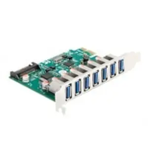 DeLOCK PCI Express x1 Karte zu 7 x extern USB 5 Gbps Typ-A Buchse, USB...