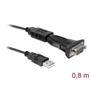 DeLock USB2.0 to Serial Adapter, 0,8m günstig