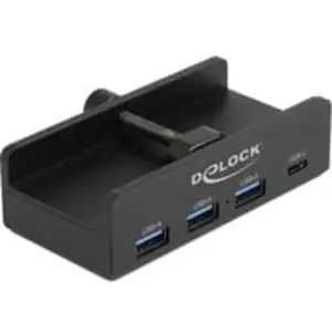 DeLOCK Externer USB 5 Gbps 4 Port Hub 3 x USB Typ-A und 1 x USB Type-C...
