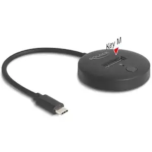Delock M.2 Dockingstation für M.2 NVMe / SATA SSD mit USB 10 Gbps USB ...