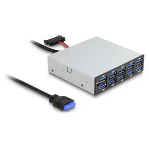 DeLOCK 3.5  USB 5 Gbps Front Panel 10 x USB Typ-A, USB pin header (19 ...