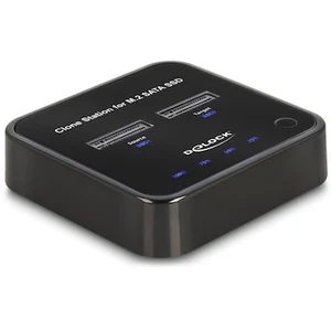Delock M.2 Dockingstation für 2 x M.2 SATA SSD mit Klon Funktion
