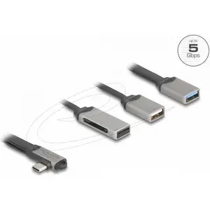 DeLOCK 64303, USB 3.2 Gen 1 (3.1 Gen 1) Type-C, USB 2.0 Type-A, USB 3....