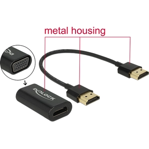 DeLOCK HDMI-A Buchse > VGA Buchse, Adapter