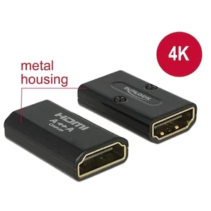 Delock Adapter HDMI-A Buchse > HDMI-A Buchse [schwarz]