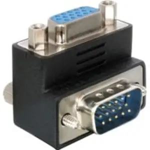 Adapter VGA Stecker/Buchse 90° gewinkelt
