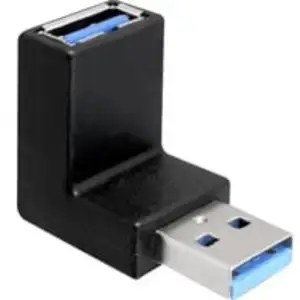 USB 3.2 Gen 1 Adapter, USB-A Stecker > USB-A Buchse 90°