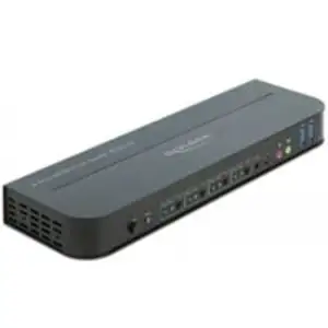 HDMI KVM Switch 4K 60 Hz mit USB 3.0 und Audio, KVM-Switch
