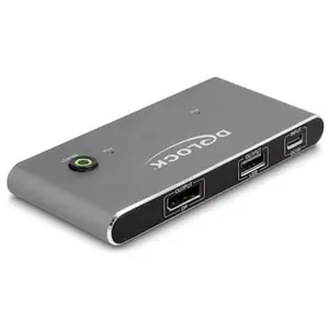 Delock USB-C  KVM Switch zu HDMI 8K 60 Hz mit USB 2.0