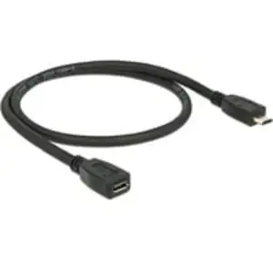 USB 2.0 Verlängerungskabel, Micro-USB Stecker > Micro-USB Buchse