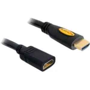 Delock HDMI (Typ A)   HDMI (Typ A) (1 m), Videokabel, Schwarz