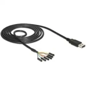 DeLOCK USB 2.0 Konverter, USB-A Stecker > Seriell TTL 6 Pin Header Buc...