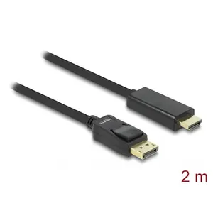 Delock DisplayPort-HDMI Kabel, 2m, vergoldet, schwarz günstig