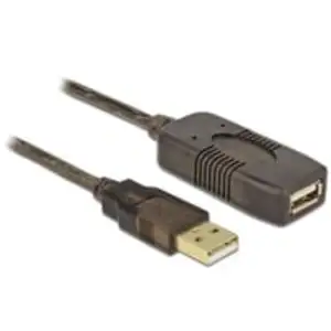 USB 2.0 Aktivverlängerungskabel, USB-A Stecker > USB-A Buchse