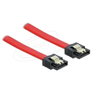 KAB Delock SATA-Kabel rot, 0,3m