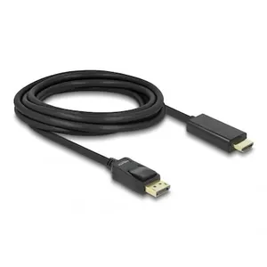 Delock Displayport-HDMI Kabel, 3,0m, vergoldet, schwarz günstig