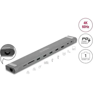 DeLOCK USB Type-C Slim Dockingstation 4K