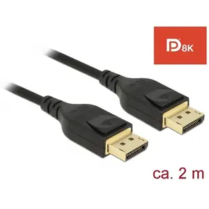 Delock DisplayPort Kabel 8K, 60Hz, 2m günstig