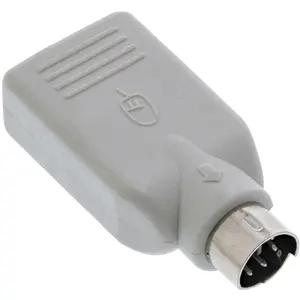 InLine PS/2 auf USB 2.0 Adapter (PS/2, 2 cm), Data + Video Adapter, Grau günstig