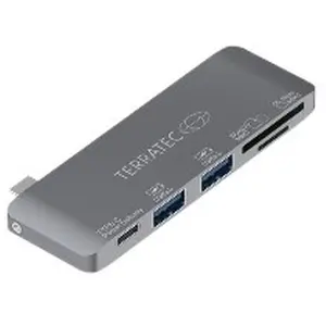 Terratec 283005, USB 3.2 Gen 1 (3.1 Gen 1) Type-C, Grau, MMC, MicroSDX...
