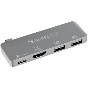 Terratec Connect c4, USB 3.2 Gen 1 (3.1 Gen 1) Type-C, Silber, HDMI, U...